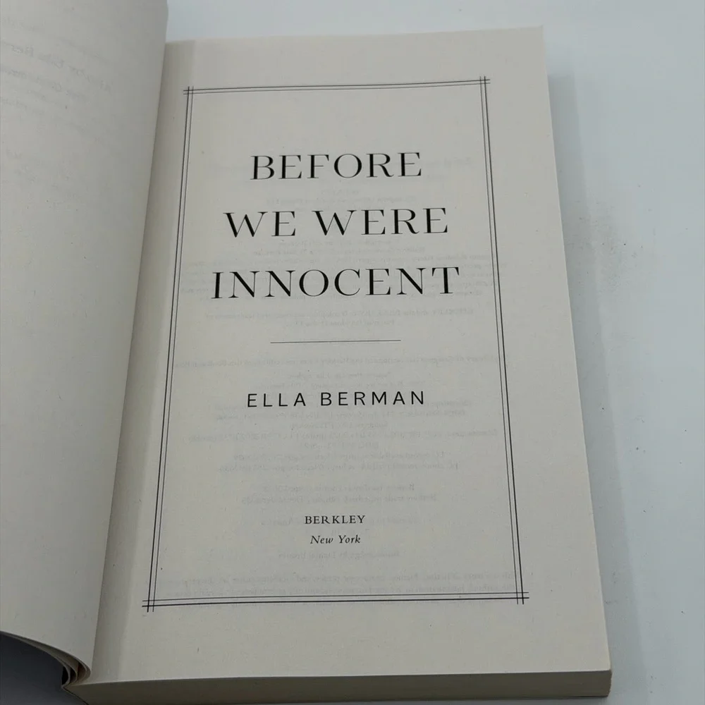 Before We Were Innocent: A Novel by Ella Berman (Paperback Book, 2023)
